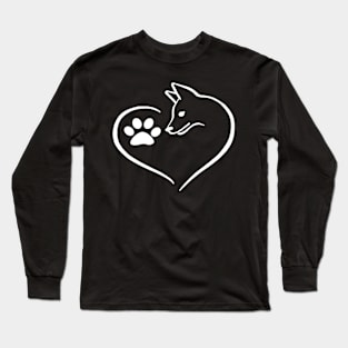 Dog lover Heart Long Sleeve T-Shirt